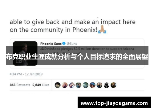 布克职业生涯成就分析与个人目标追求的全面展望